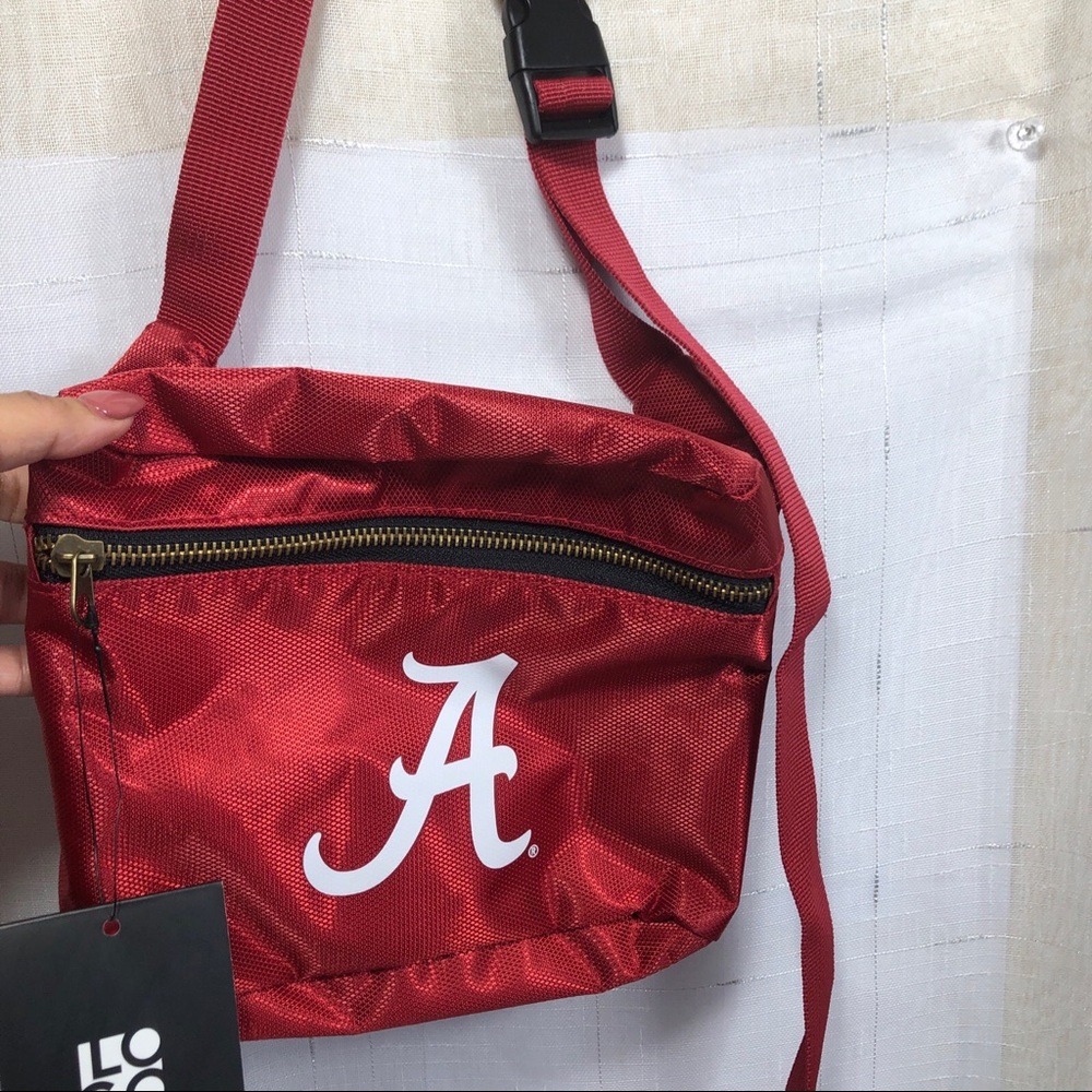 NCAA Alabama Red Belt Bag  8” X 2”X 6.5” Licensed Logo  Brands NWT